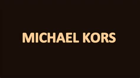 spell michael kors|michael kors pronunciation.